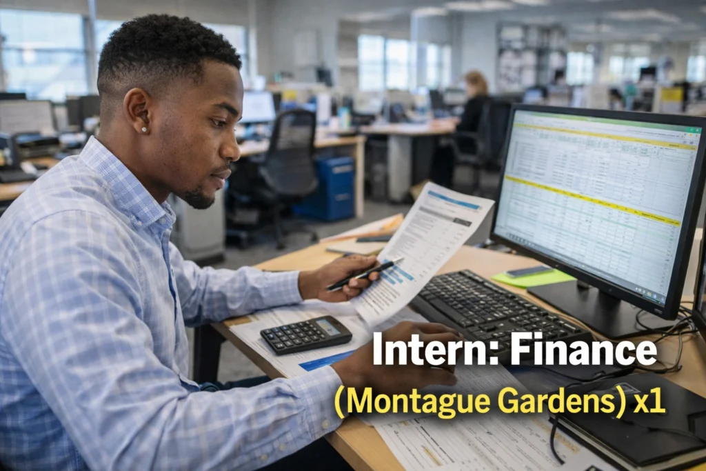 Intern-Finance (Montague Gardens)