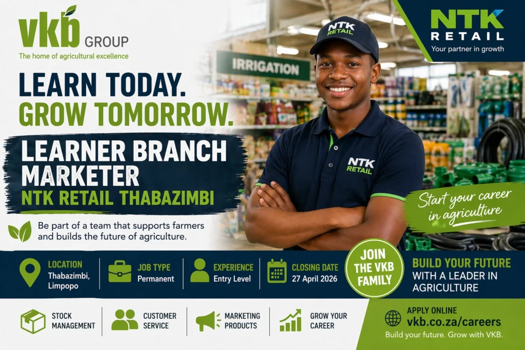 Learner Branch Marketer NTK Retail Thabazimbi