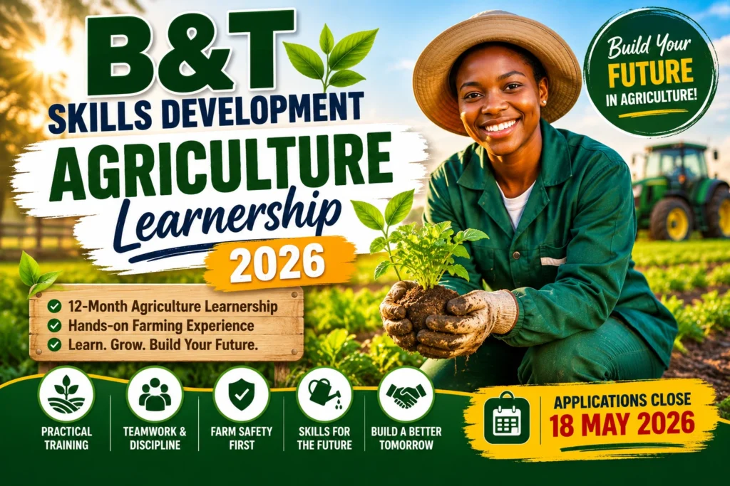 B&T Skills Development Agriculture Learnership 2026