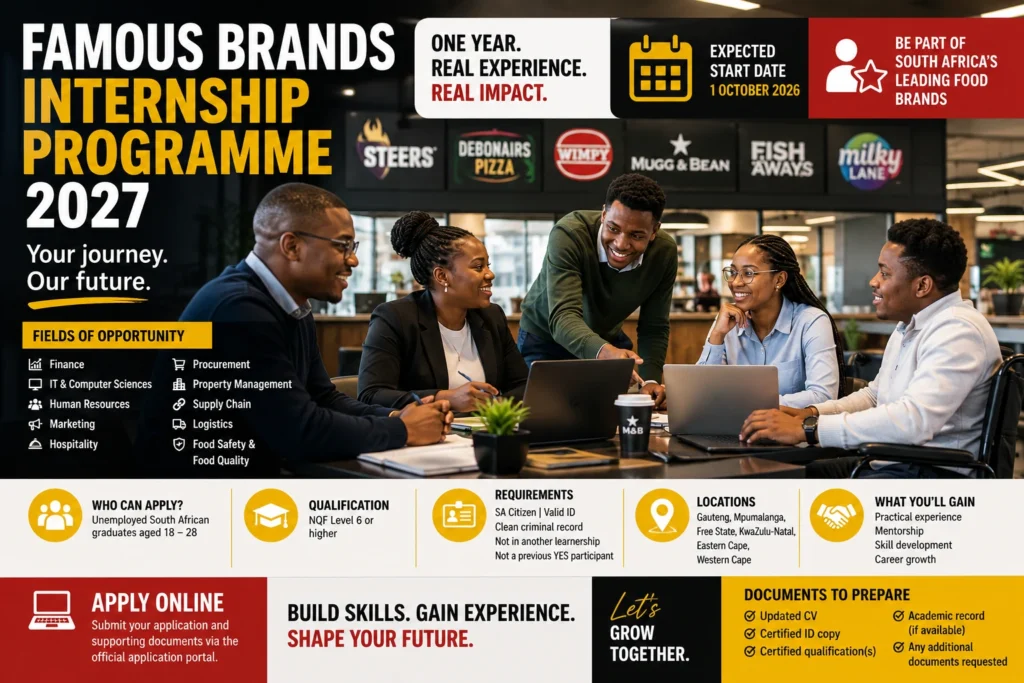 Famous Brands Internship Programme