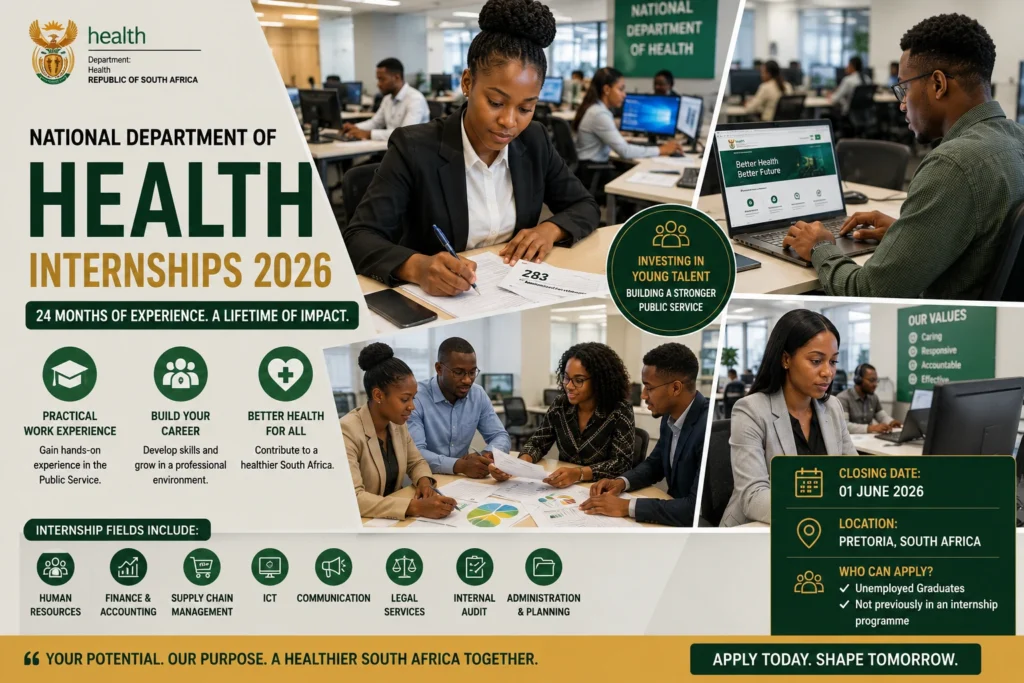 National Department of Health Internships 2026