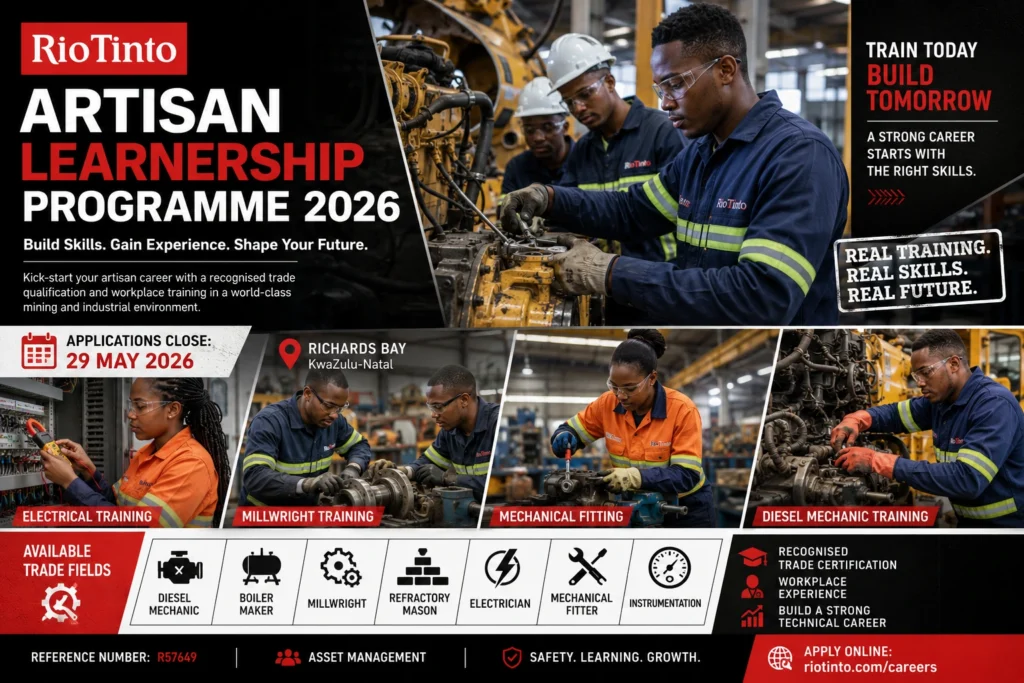 Rio Tinto Artisan Learnership Programme