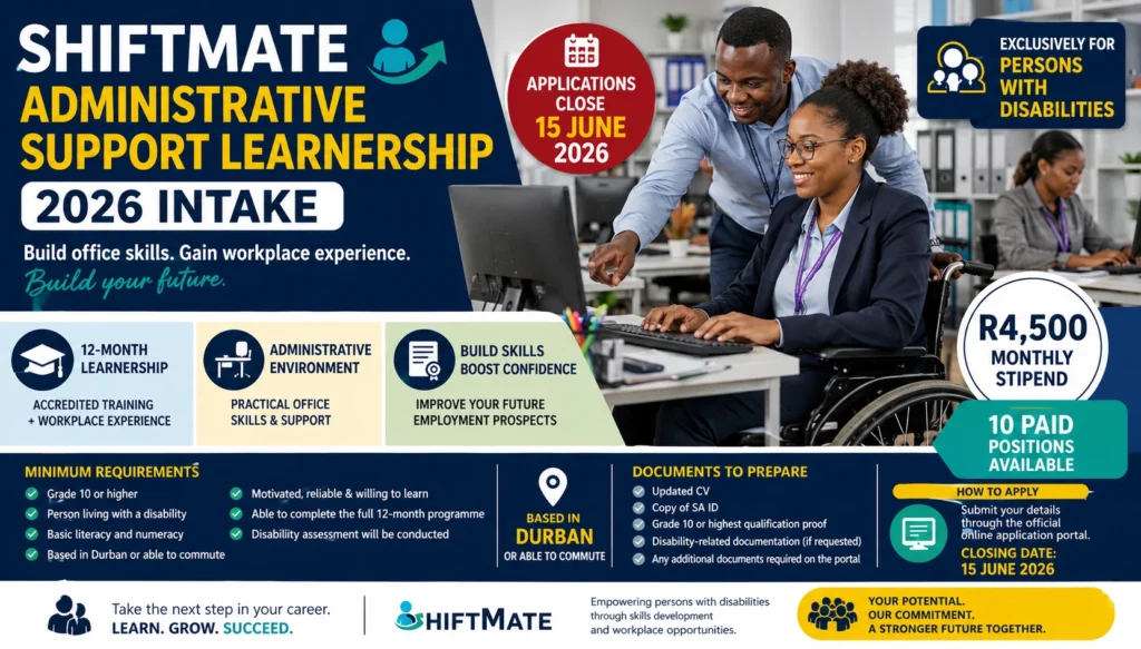 ShiftMate Administrative Support Learnership