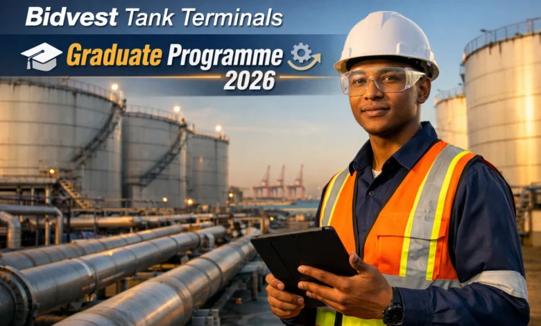 Bidvest Tank Terminals Graduate Programme 2026