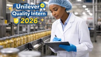 Unilever Quality Intern 2026