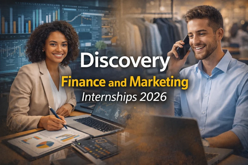 Discovery Finance and Marketing Internships 2026