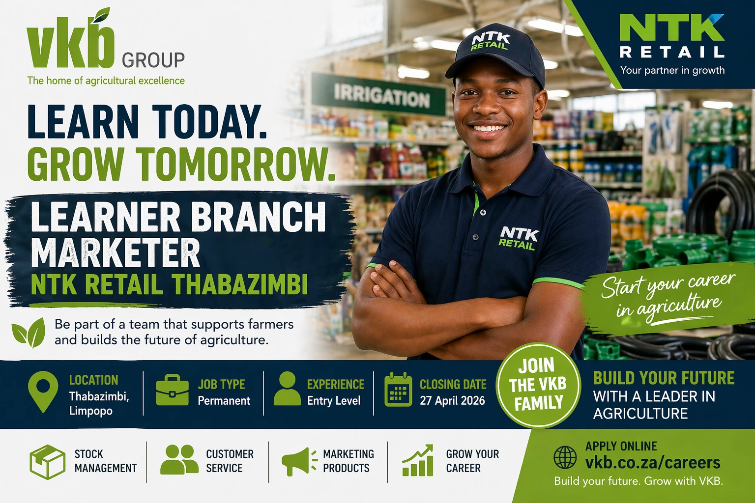 Learner Branch Marketer NTK Retail Thabazimbi