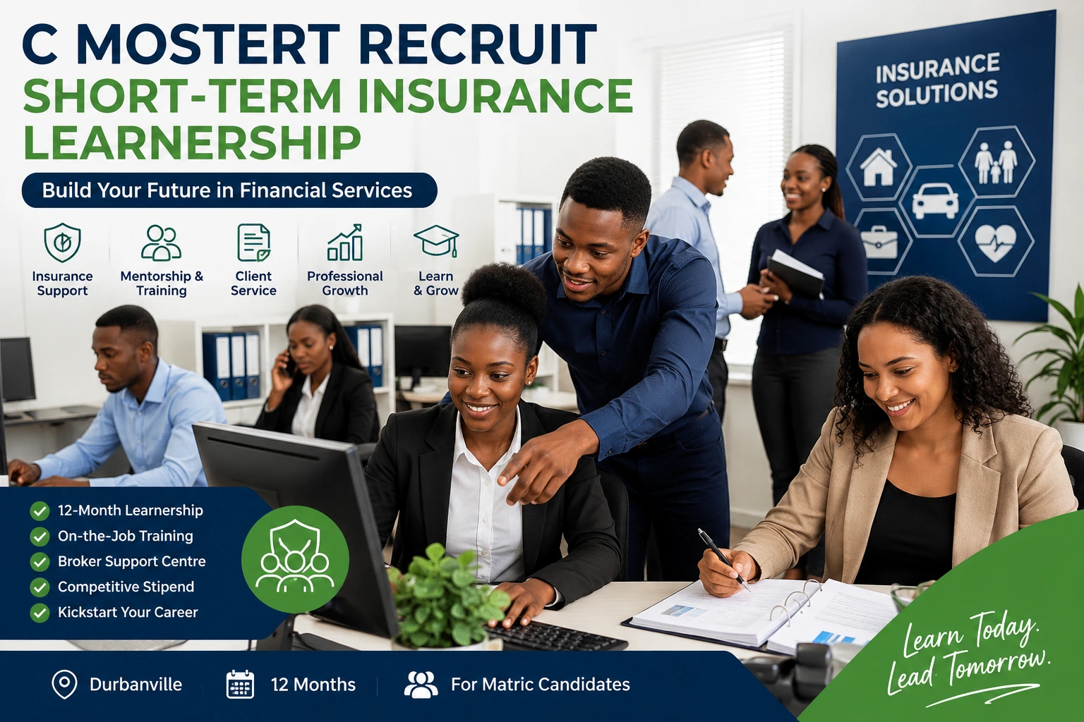 C Mostert Recruit Short-Term Insurance Learnership