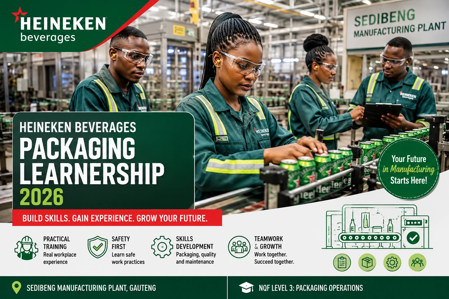 HEINEKEN Beverages Packaging Learnership 2026