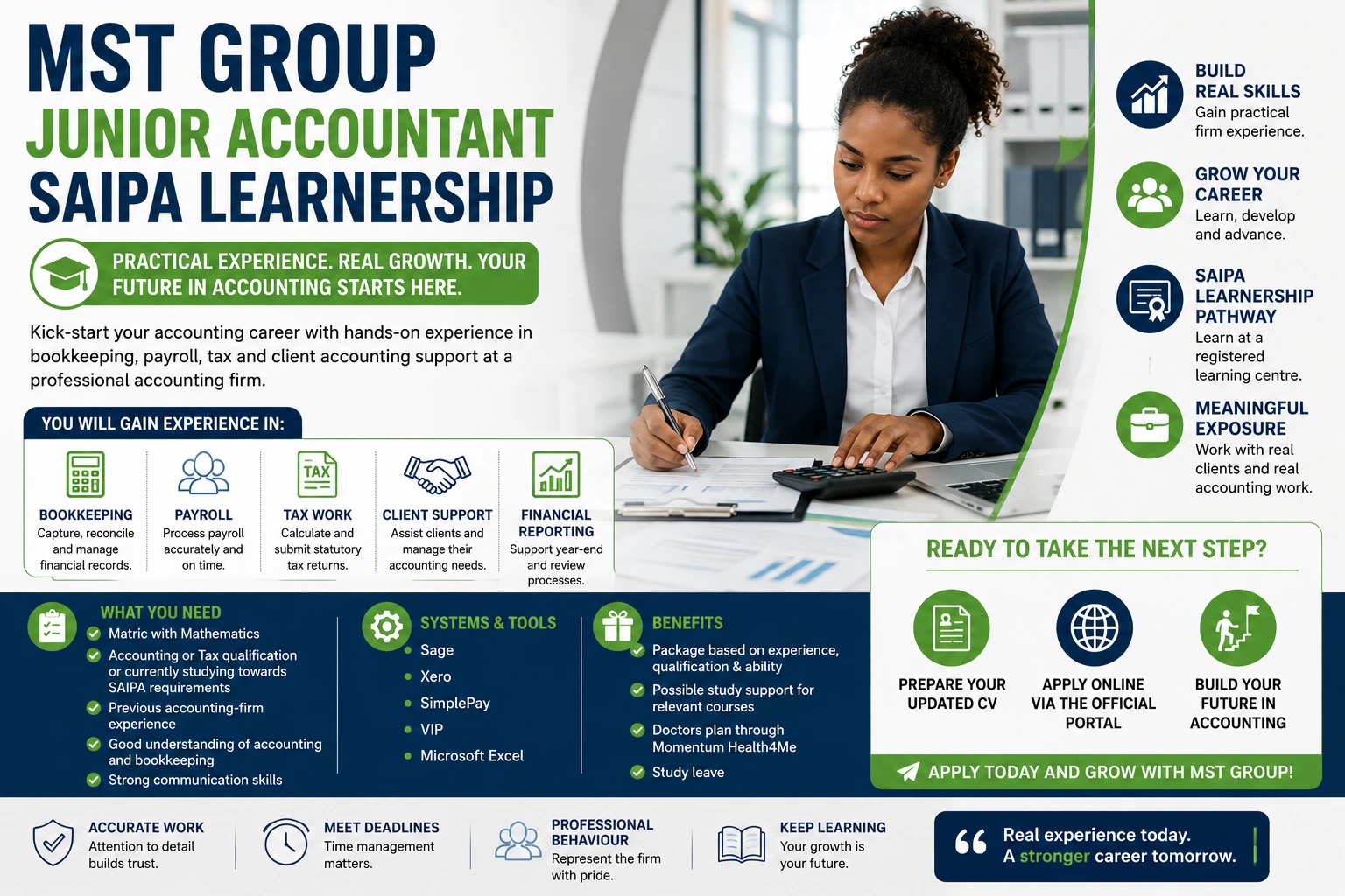 MST Group Junior Accountant SAIPA Learnership