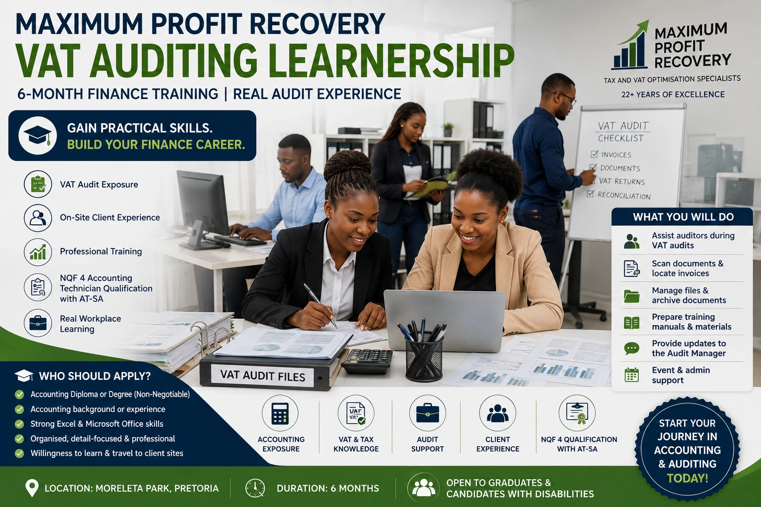 Maximum Profit Recovery VAT Auditing Learnership