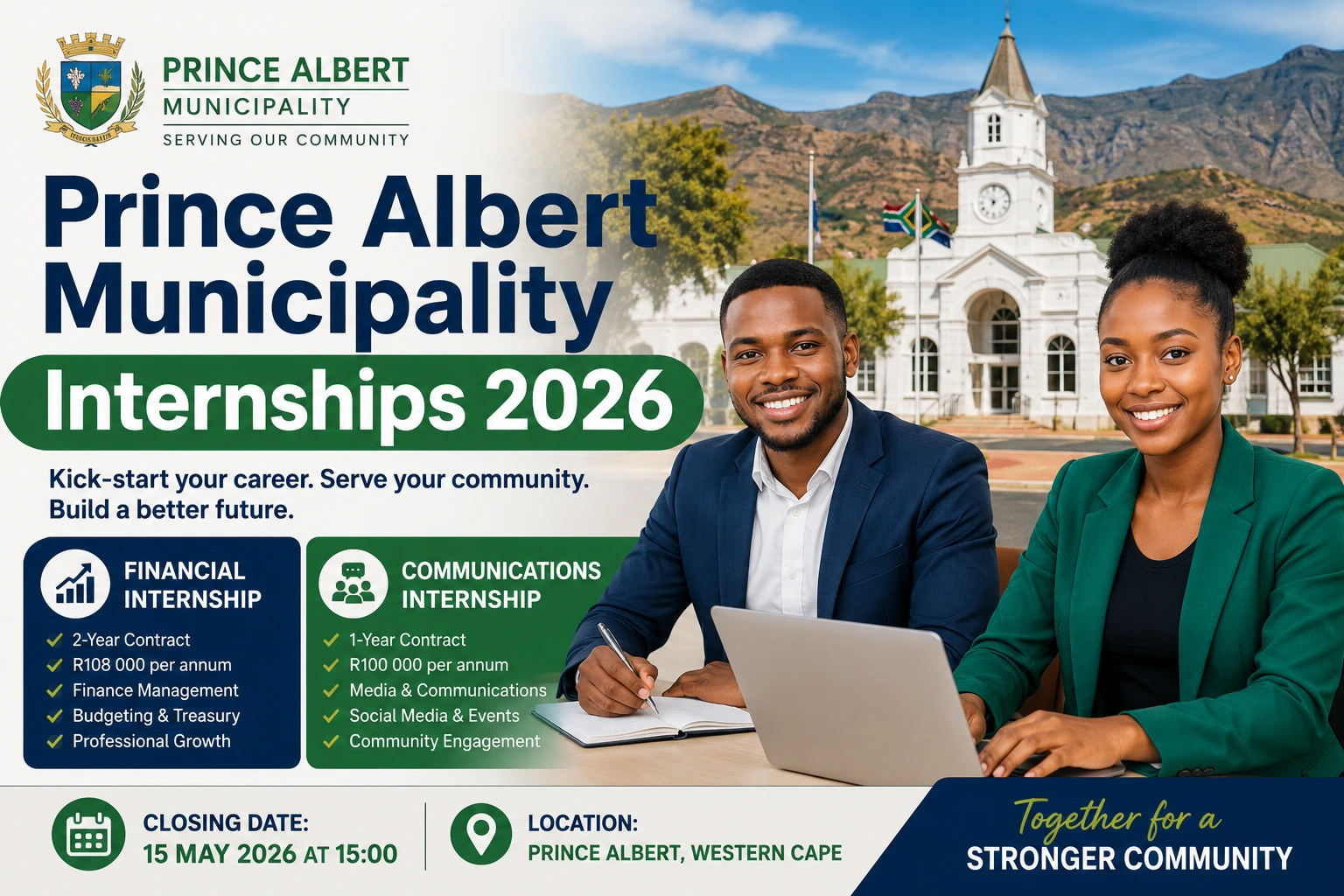 Prince Albert Municipality Internships 2026