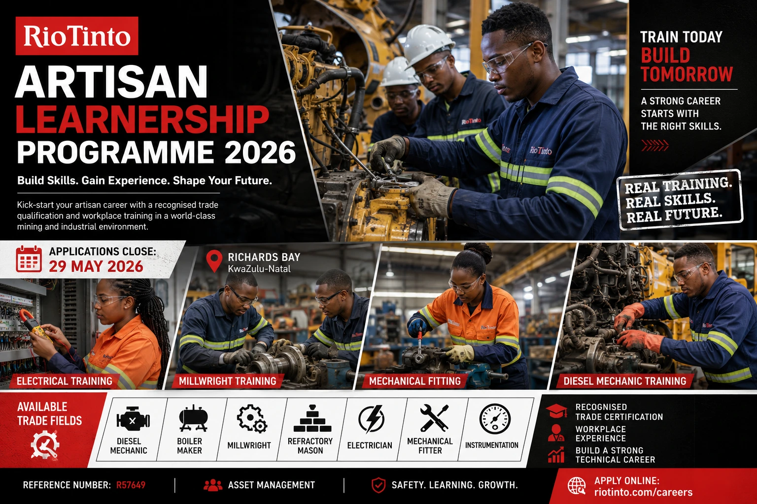 Rio Tinto Artisan Learnership Programme